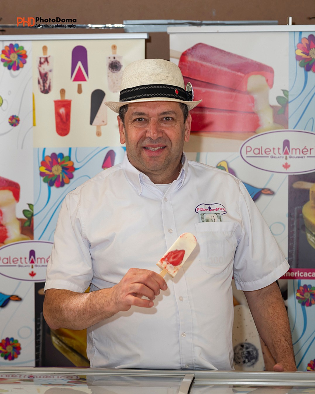 Paletas artesanales latinas en la Expo Latino Feria